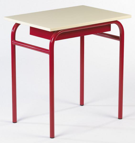 Table individuelle avec casier en option